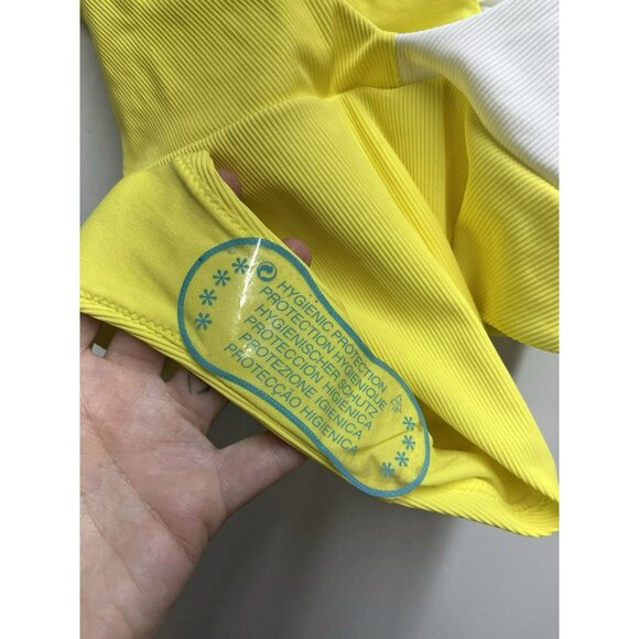 Zara NEW One Piece Colorblock Swimwear Size Small - Picture 8 of 9